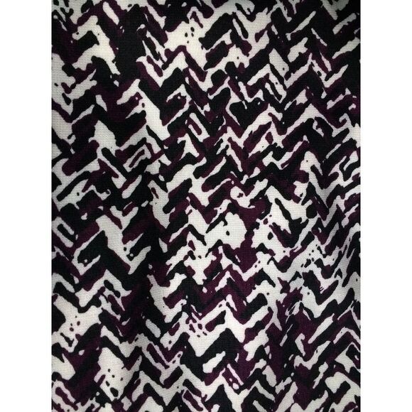 New! CALVIN KLEIN Women's Herringbone Print Zipper-detail Sheath Dress Size 8 - Picture 6 of 6